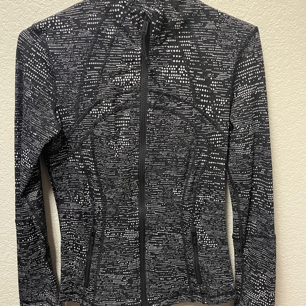 Black and white lulu jacket